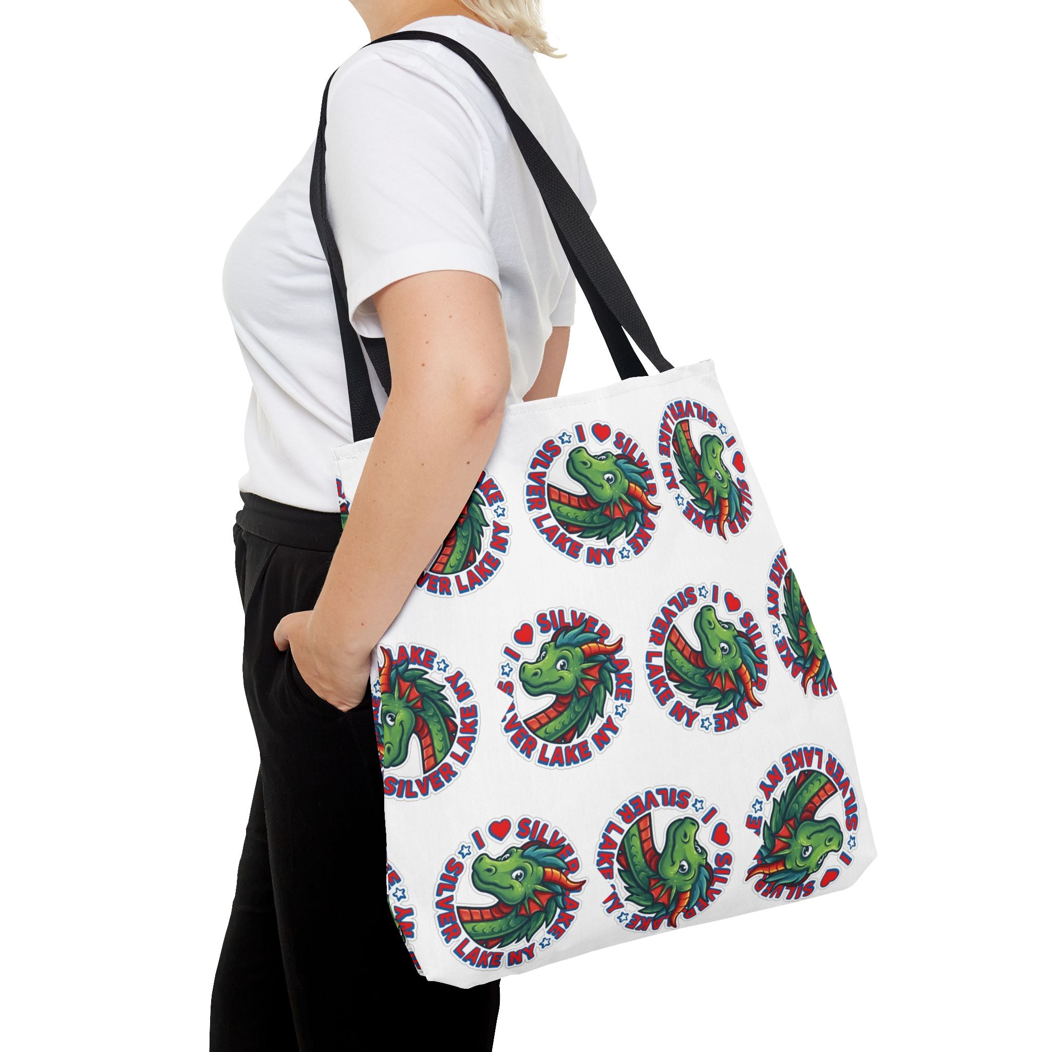 Tote Bag - Bold All over Sea Serpent print