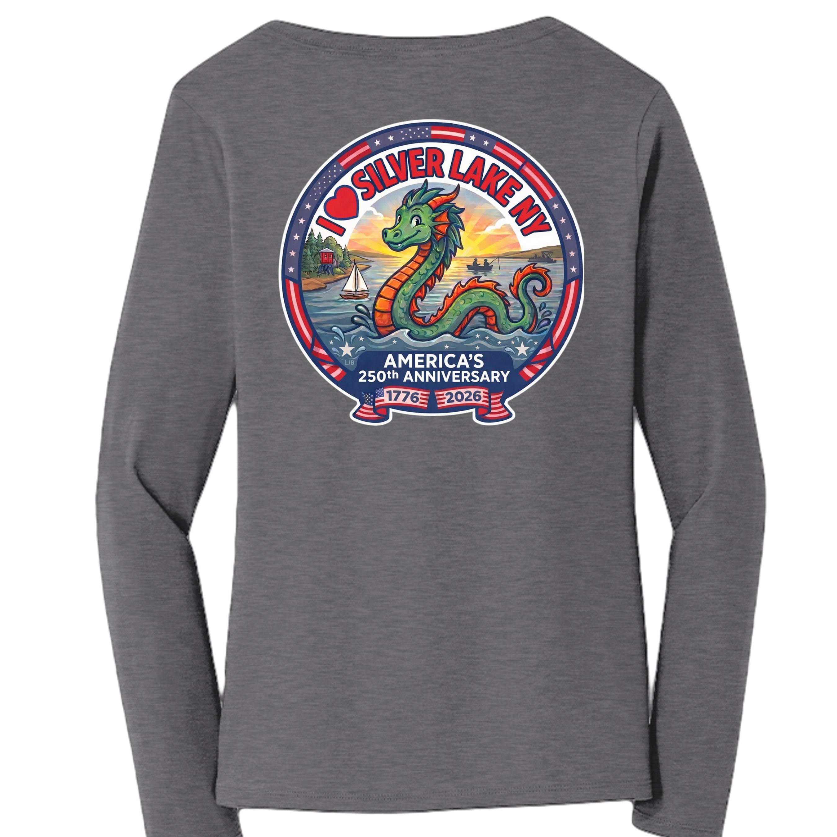 Athletic Heather - LPC450VLS - BACK
